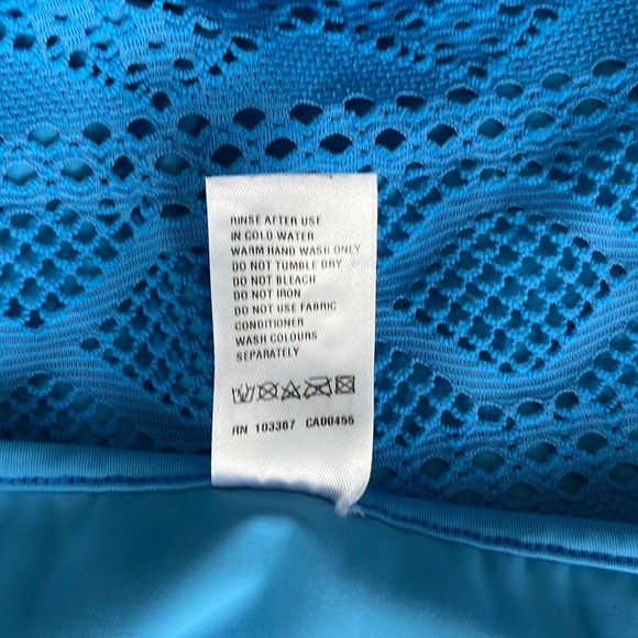 Freya Sundance Crochet Bikini Bottom Blue US M - Picture 7 of 7